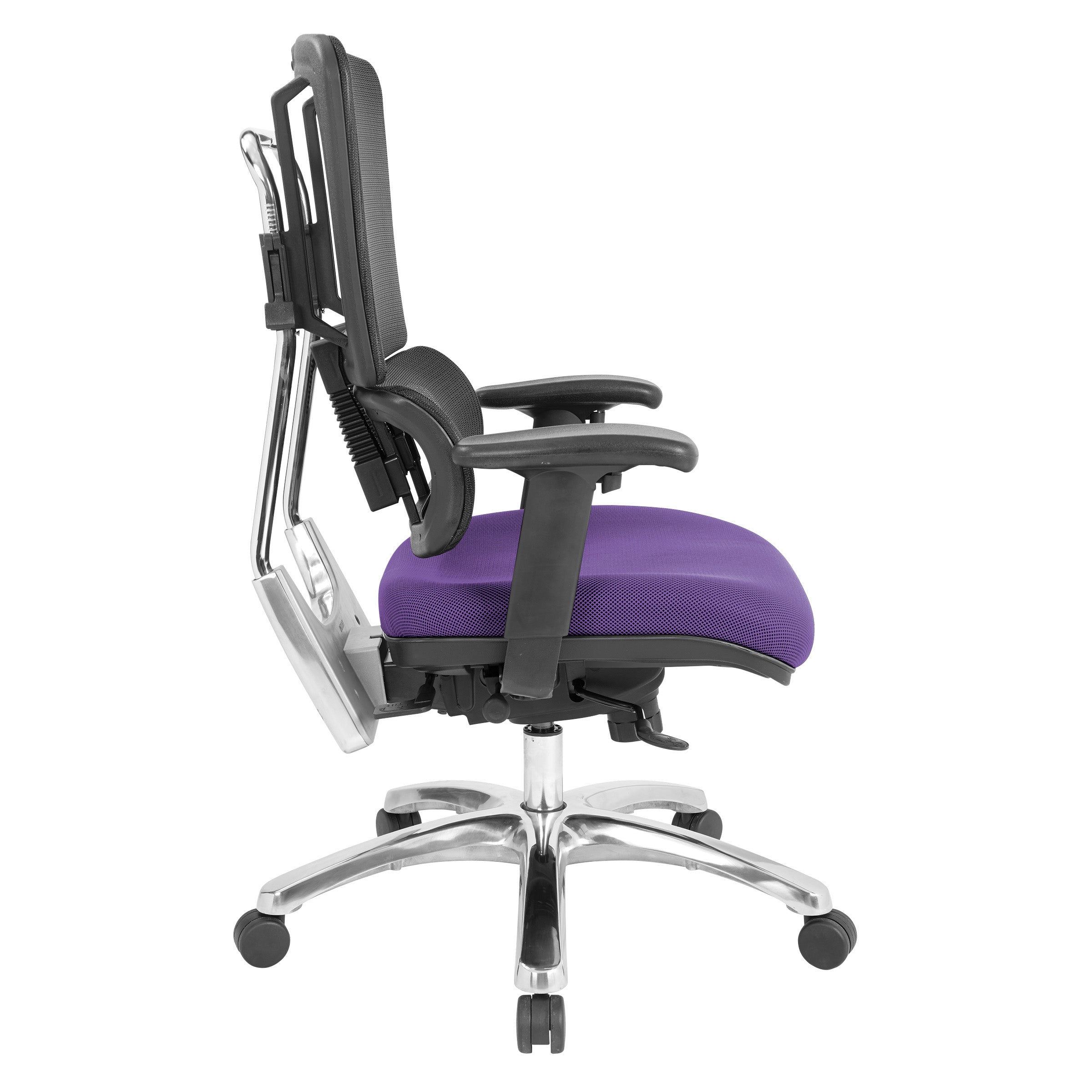 Vertical Black Mesh Back Chair